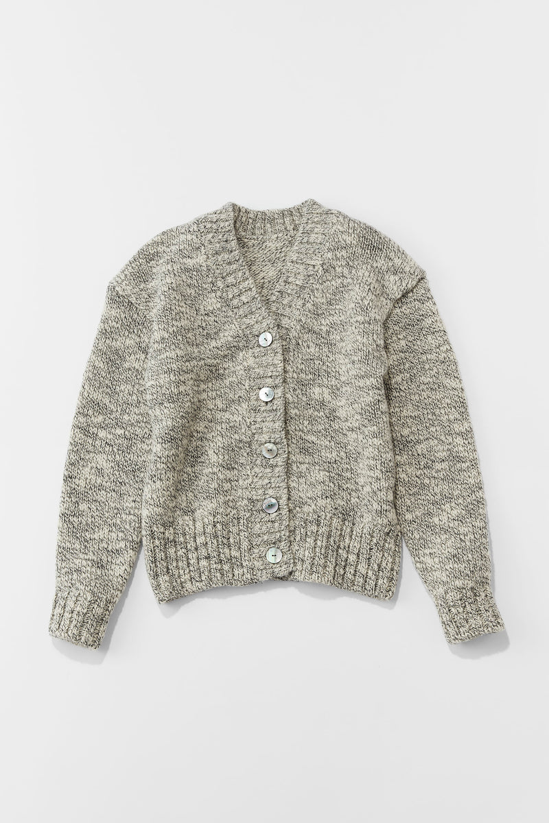 【PRE ORDER】Melange cardigan（Grey）