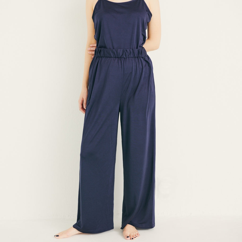 【ウォッシャブルシルク】キャミソール＆ワイドパンツ 2点セット / Brand:CONTRESSE