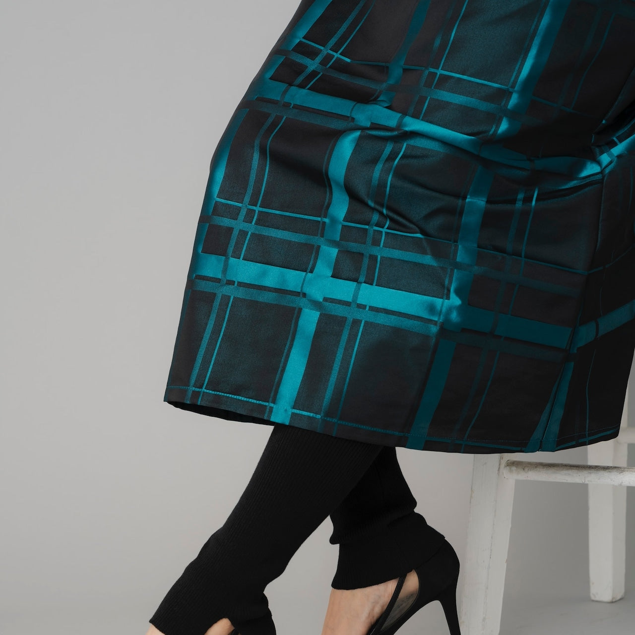 異素材使いニットワンピース / Brand:CONTRESSE