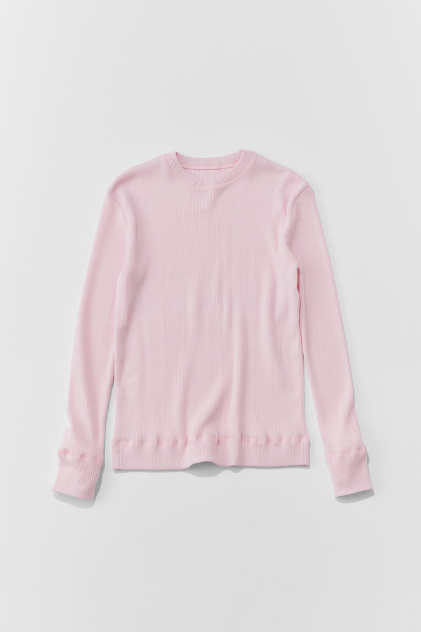 【PRE ORDER】Skin Crewneck knit（Shell Pink）