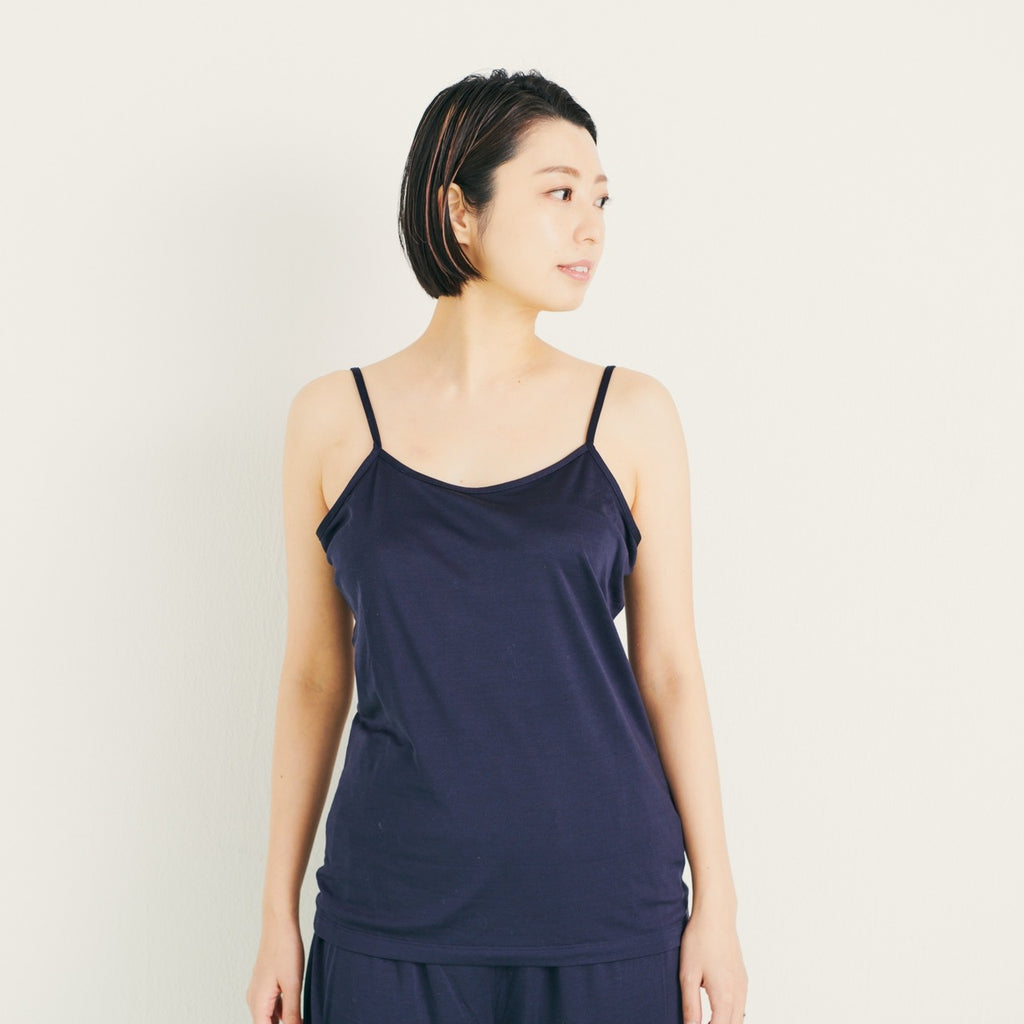 【ウォッシャブルシルク】キャミソール＆ワイドパンツ 2点セット / Brand:CONTRESSE