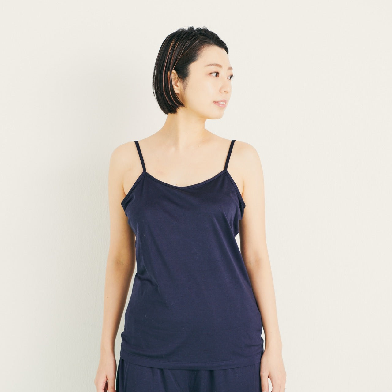 【ウォッシャブルシルク】キャミソール＆ワイドパンツ 2点セット / Brand:CONTRESSE