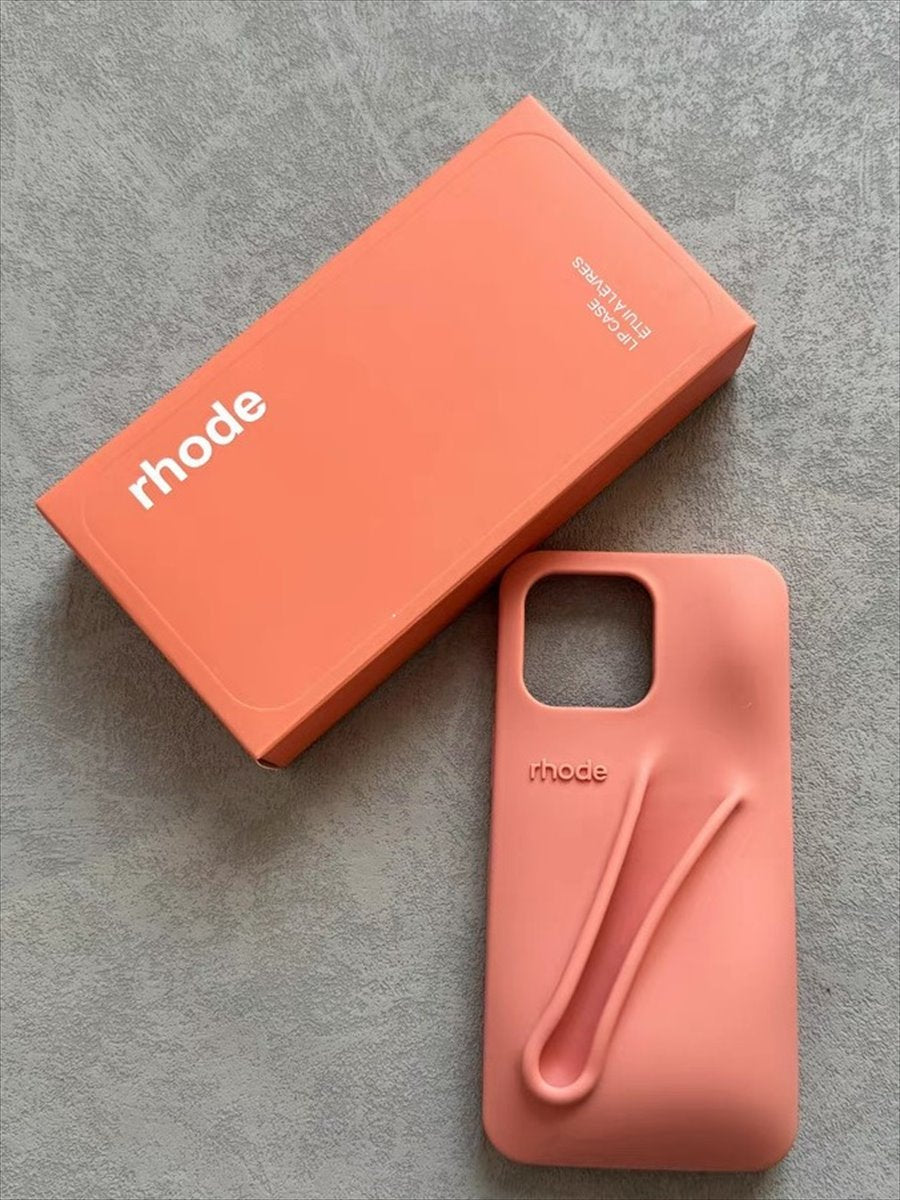 リップ付き　iPhoneケース