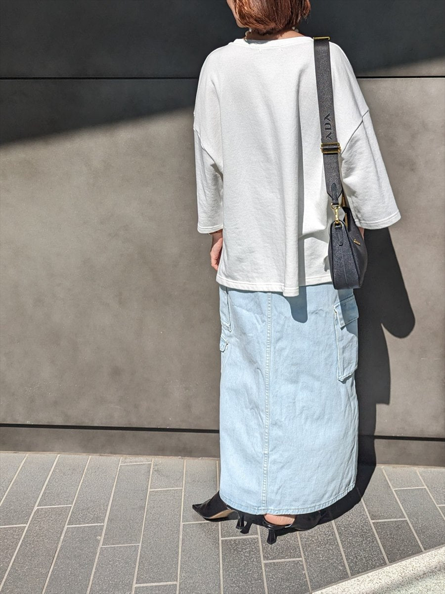 デニムロングスカート