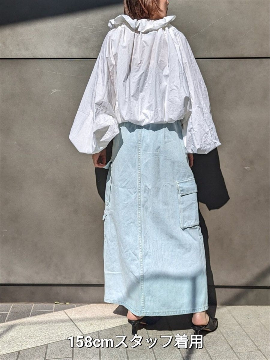 デニムロングスカート