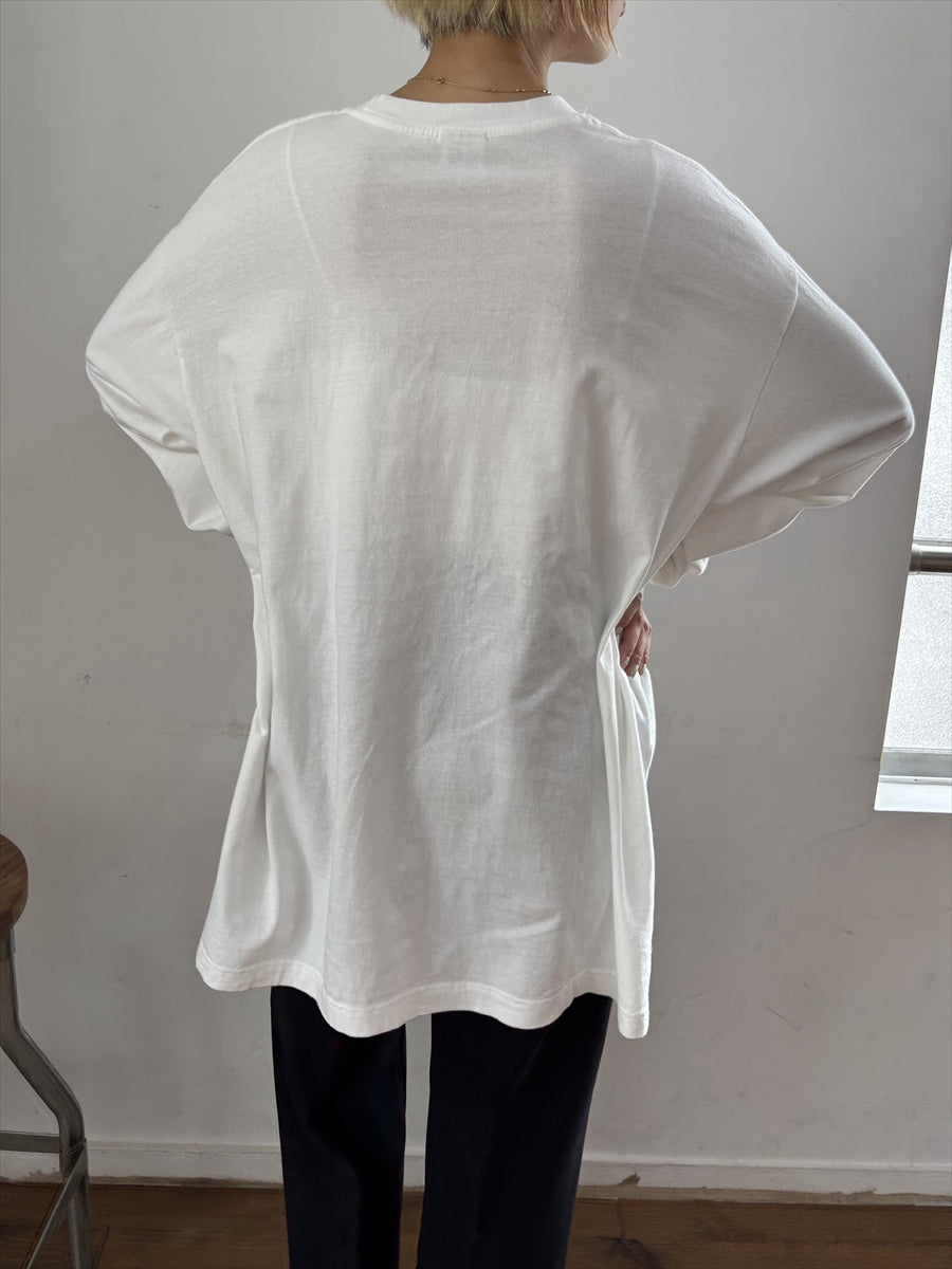 【メッセージロゴ】オーバーサイズ ロングスリーブTシャツ / ビッグシルエット ロンT / ユニセックス