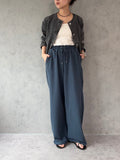 ジョーゼットパンツ ｜ ブルーグレー