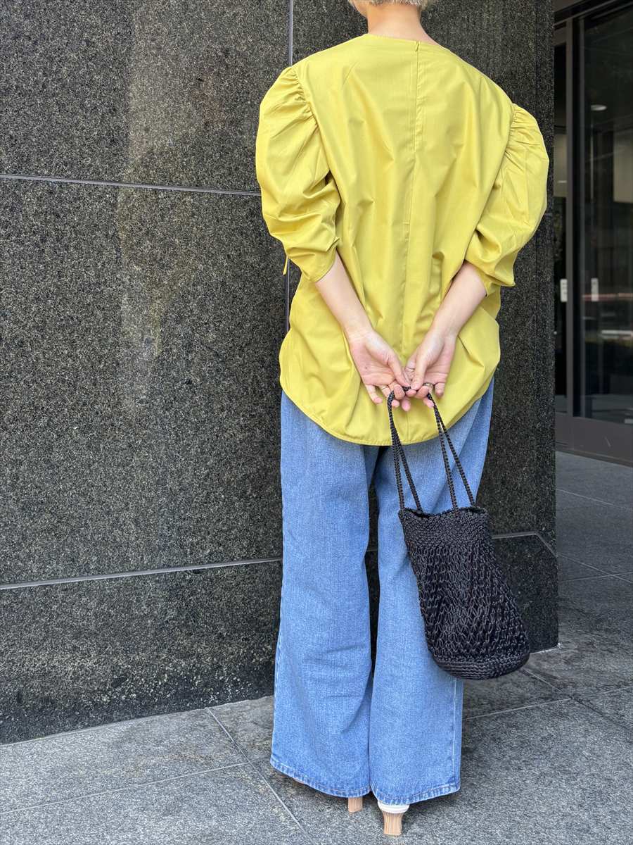 ボリュームスリーブ オーバーブラウス