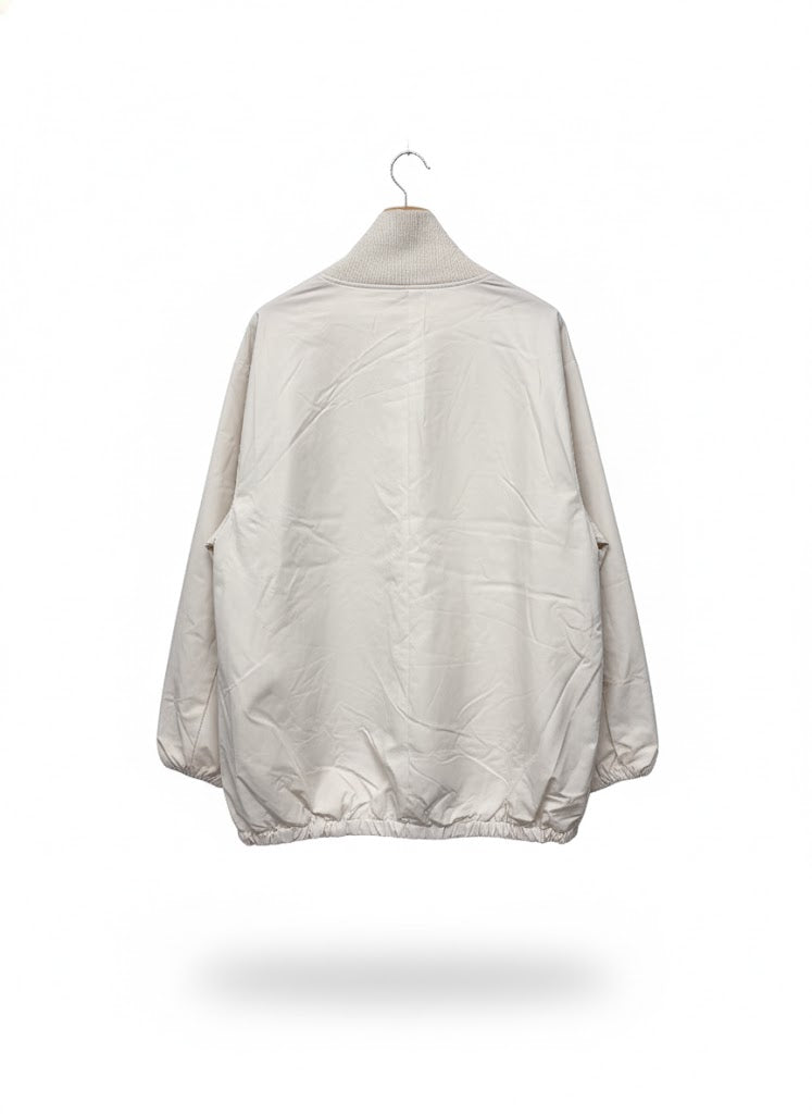 【シティカジュアル】軽やかスタンドリブニットカラーブルゾン