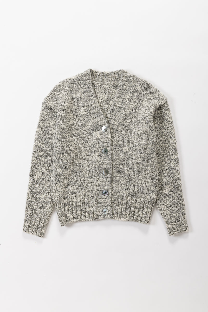 【PRE ORDER】Melange cardigan（Grey）