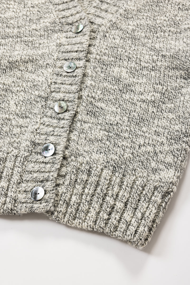 【PRE ORDER】Melange cardigan（Grey）