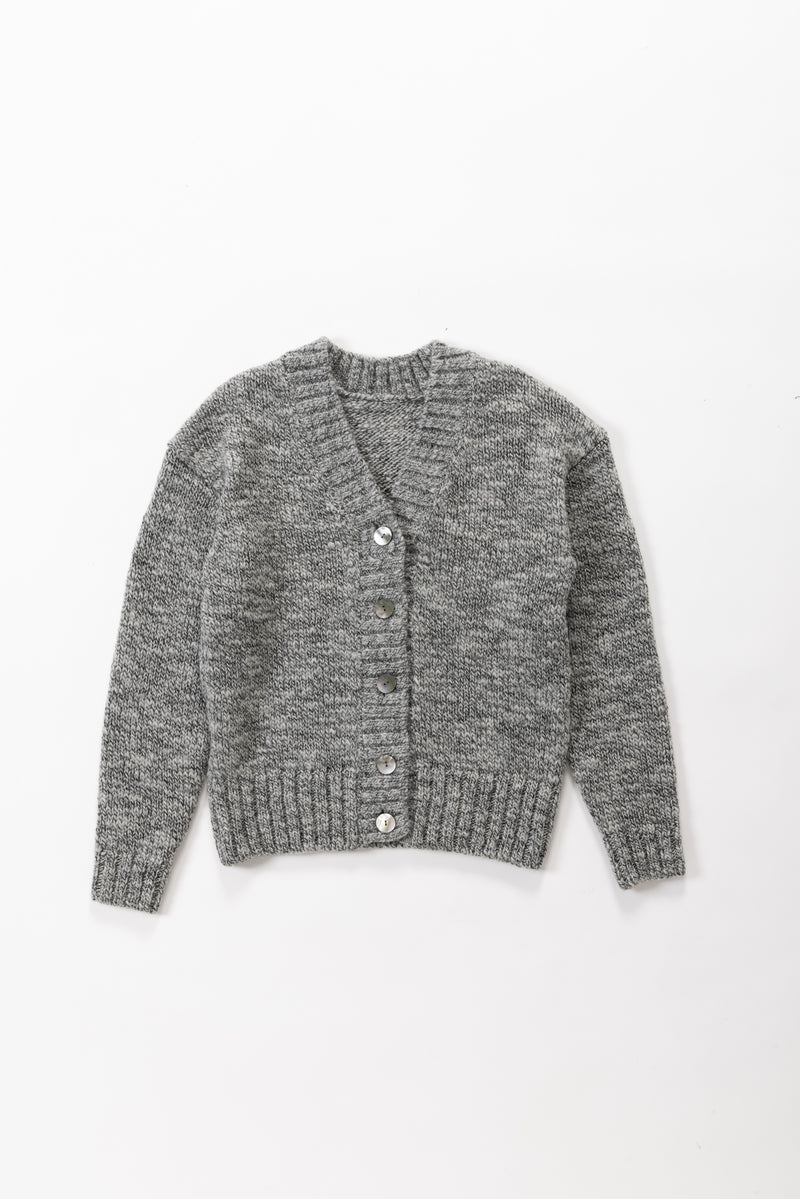 【PRE ORDER】Melange cardigan（Dark Grey）