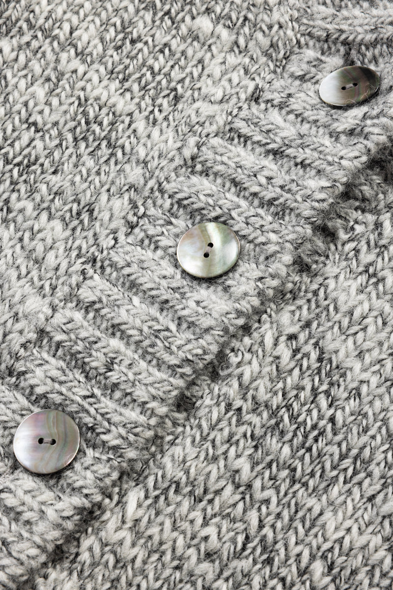 【PRE ORDER】Melange cardigan（Dark Grey）