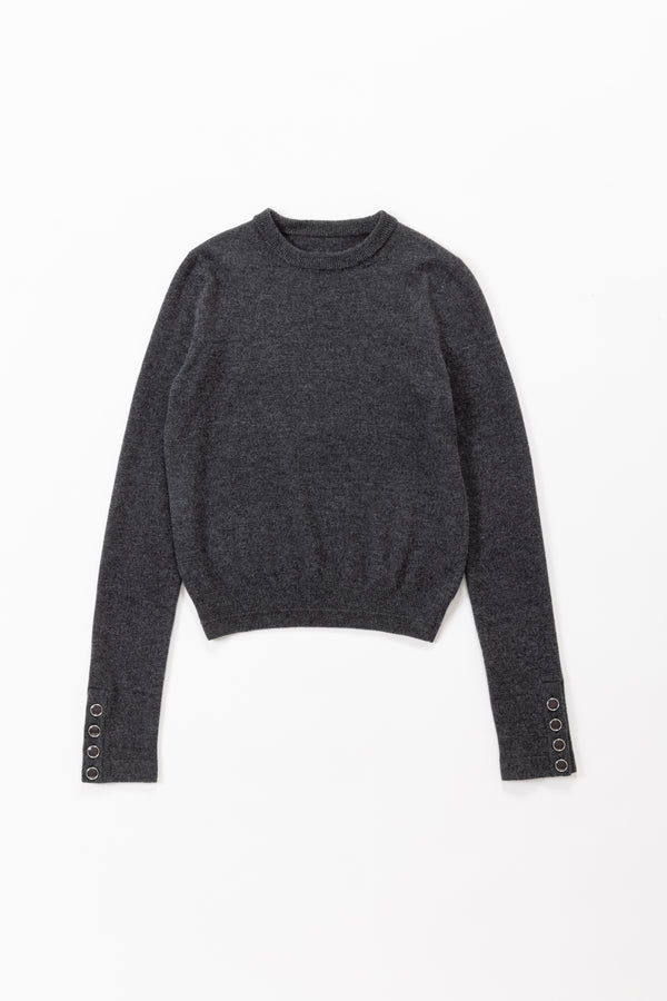 【PRE ORDER】Long sleeve knit（Dark Grey）