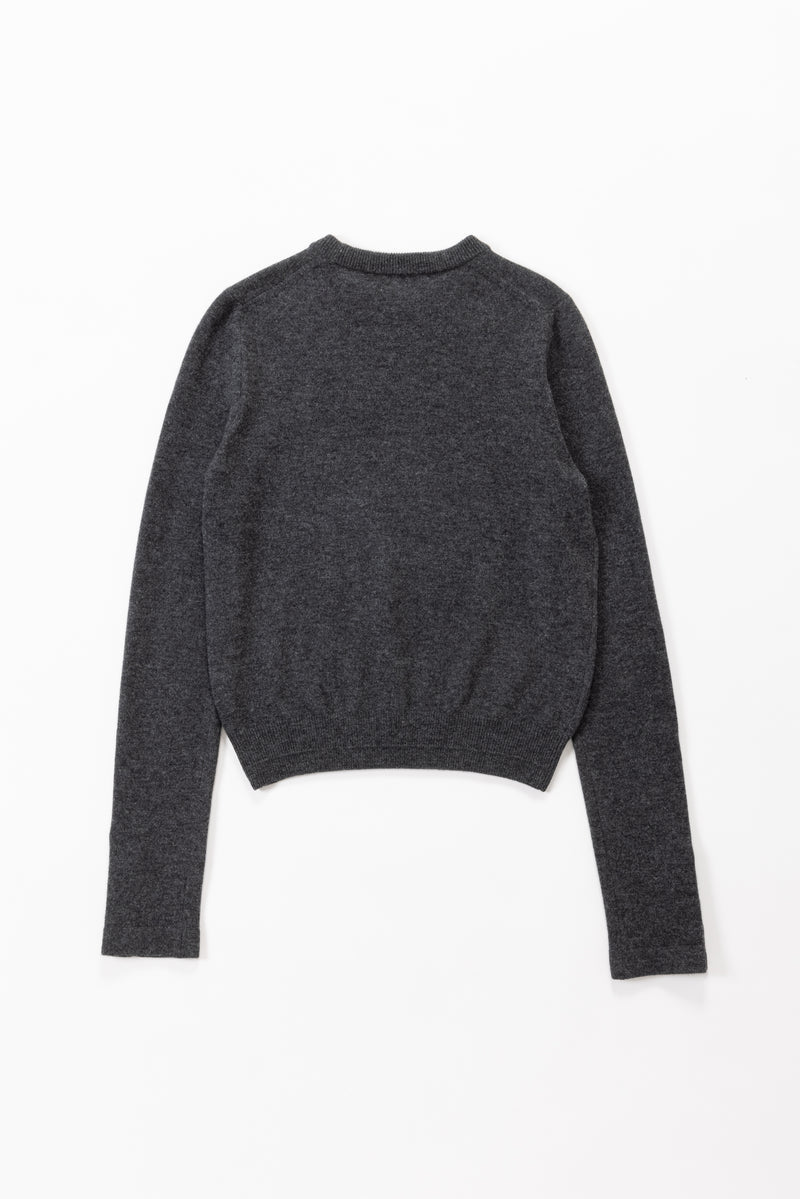 【PRE ORDER】Long sleeve knit（Dark Grey）