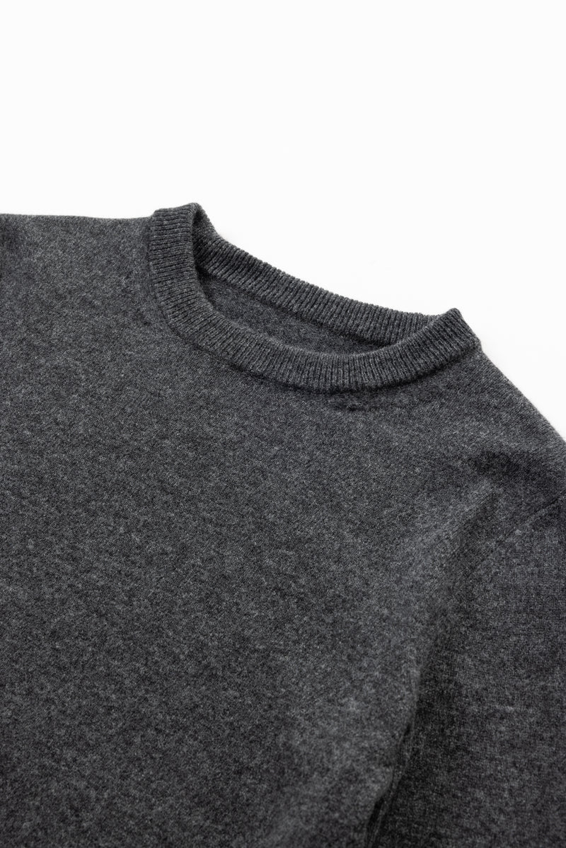 【PRE ORDER】Long sleeve knit（Dark Grey）