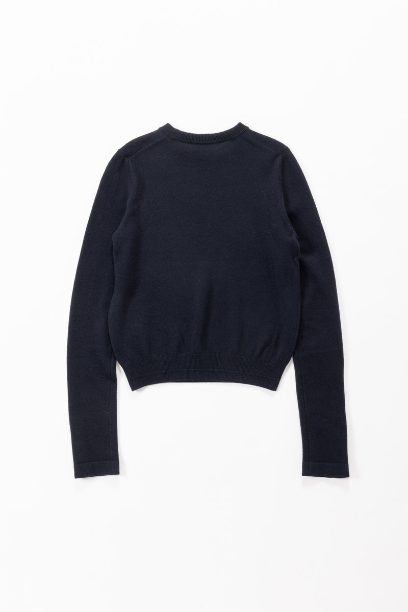 【PRE ORDER】Long Sleeve knit（Navy）