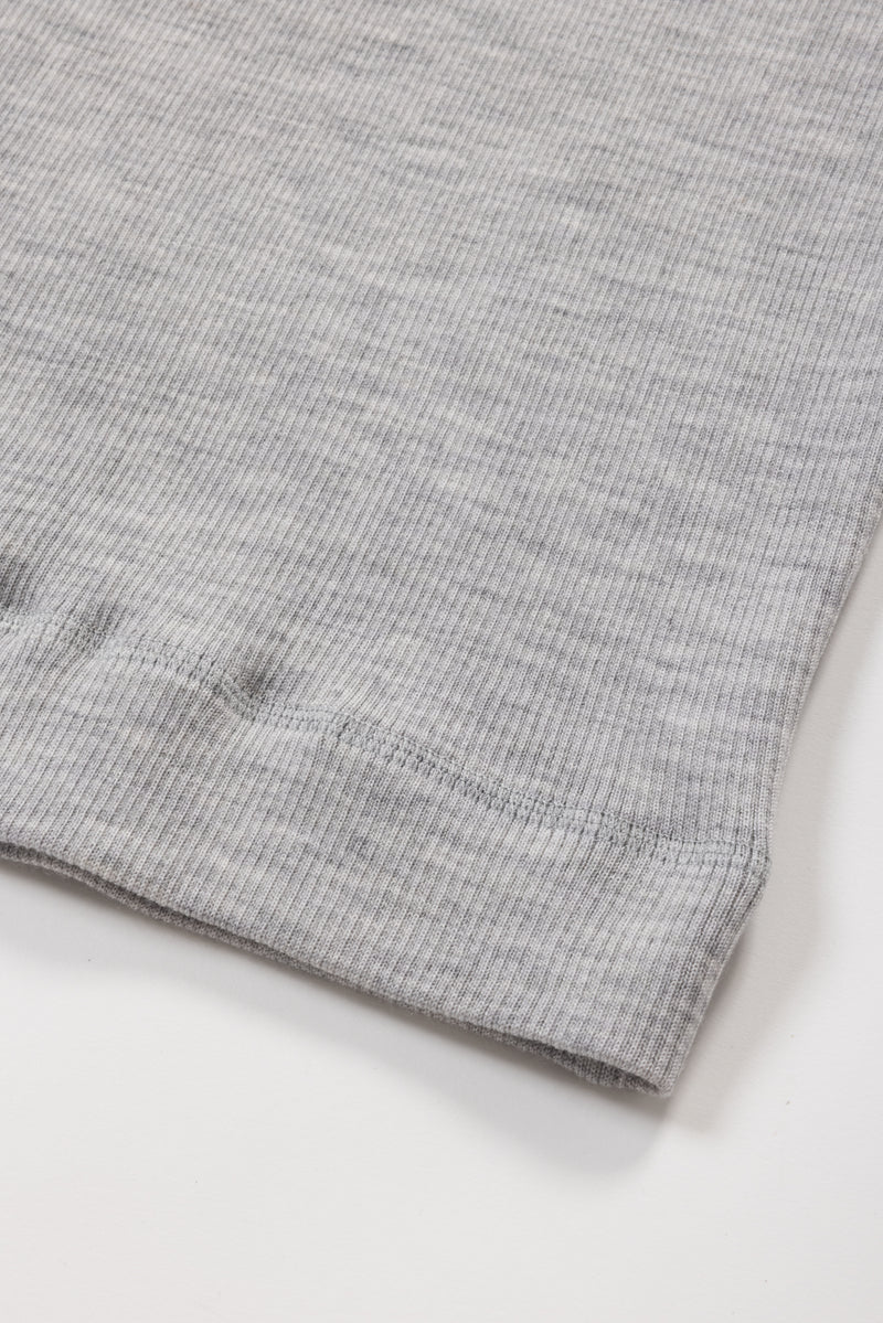 【PRE ORDER】Skin Crewneck knit（Grey）