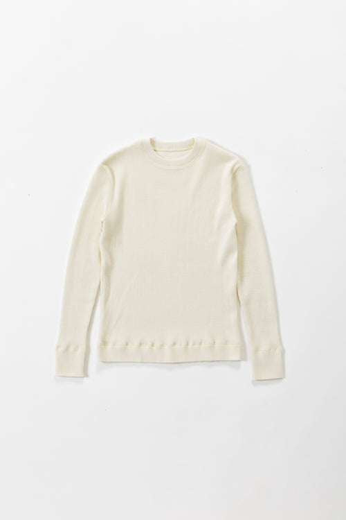 Skin Crewneck knit（Argile）