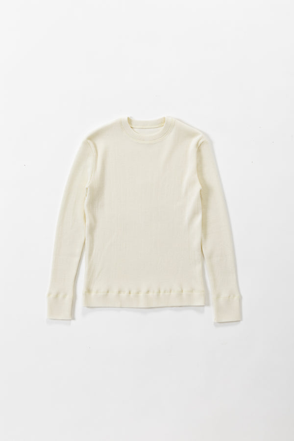 【PRE ORDER】Skin Crewneck knit（Argile）