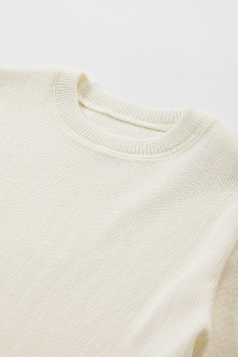 【PRE ORDER】Skin Crewneck knit（Argile）