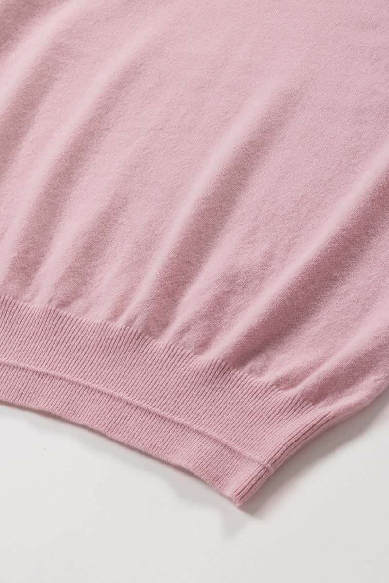 【PRE ORDER】Cashmere Boys knit（Shell Pink）