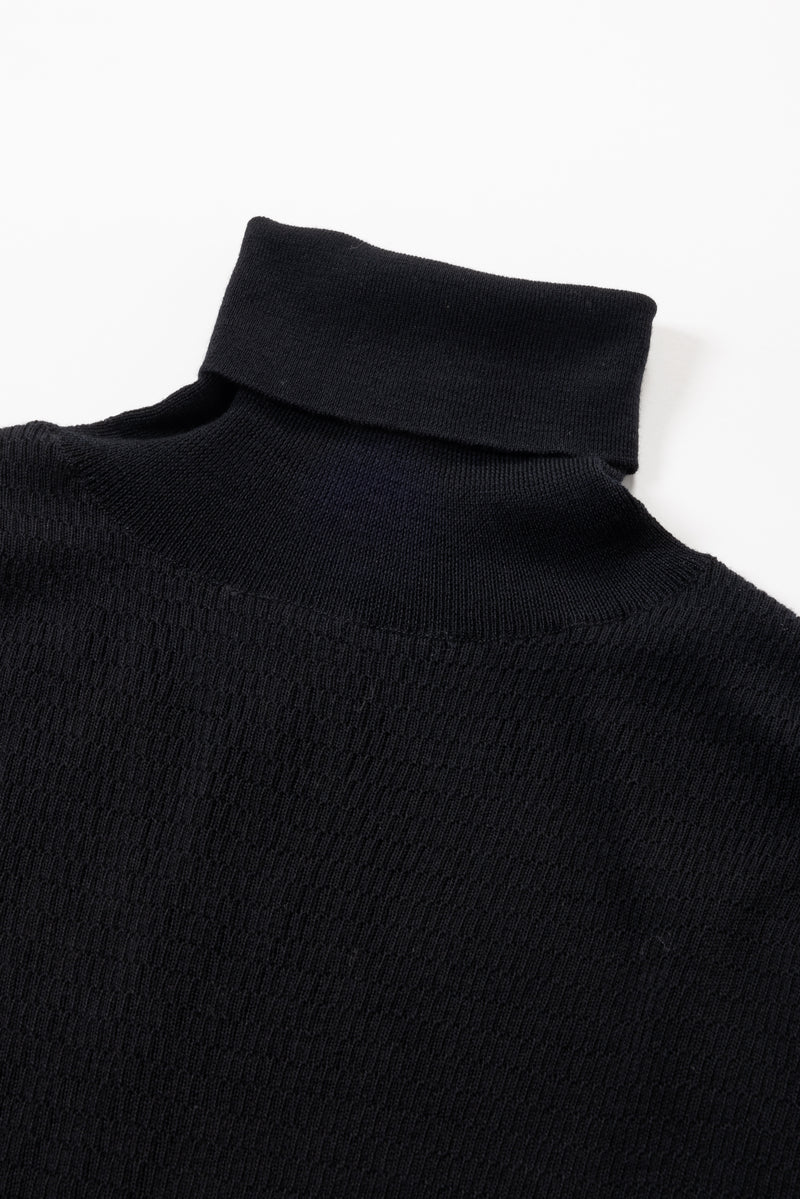 【PRE ORDER】Skin Turtle knit（Black）