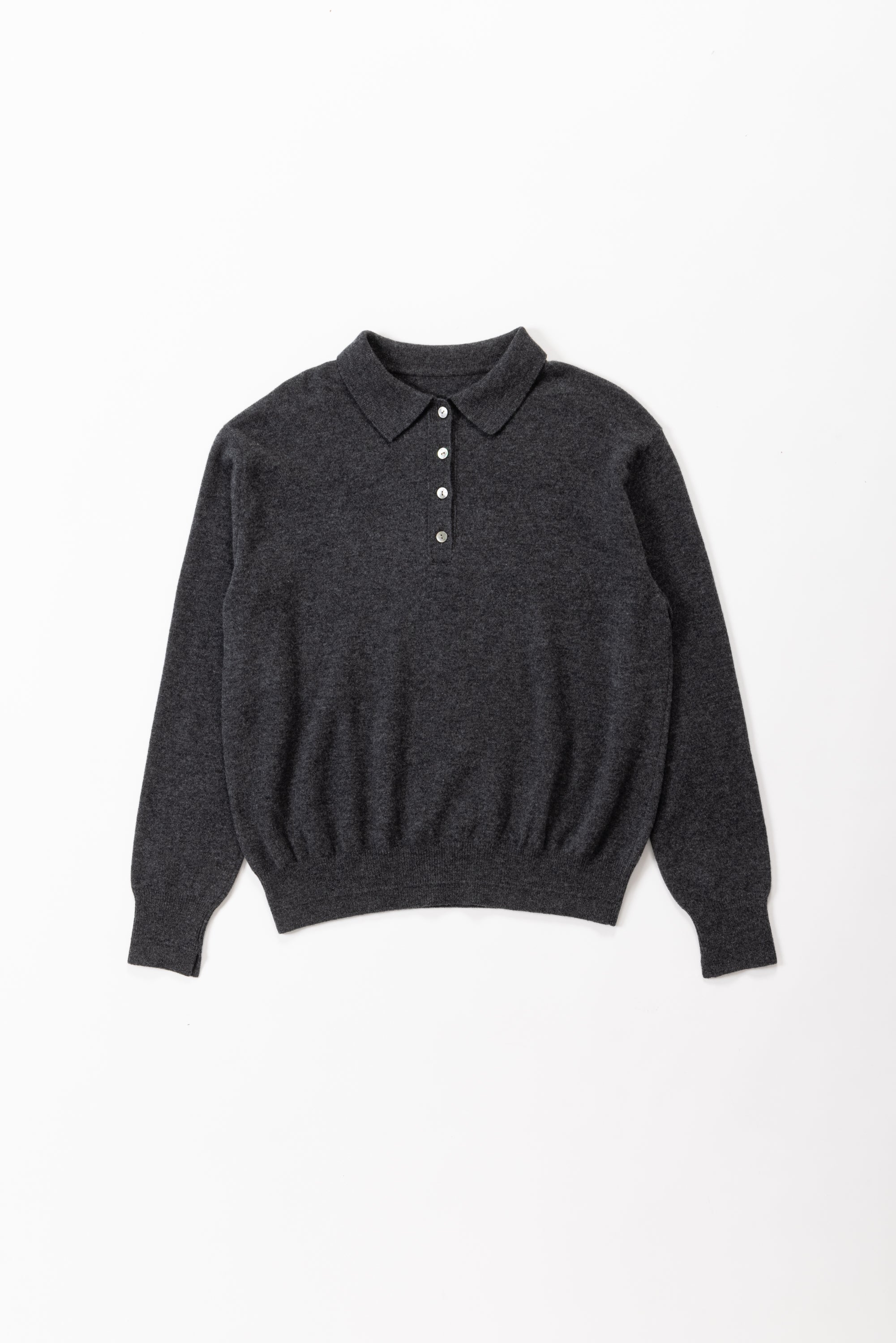 Polo knit（Dark Grey）