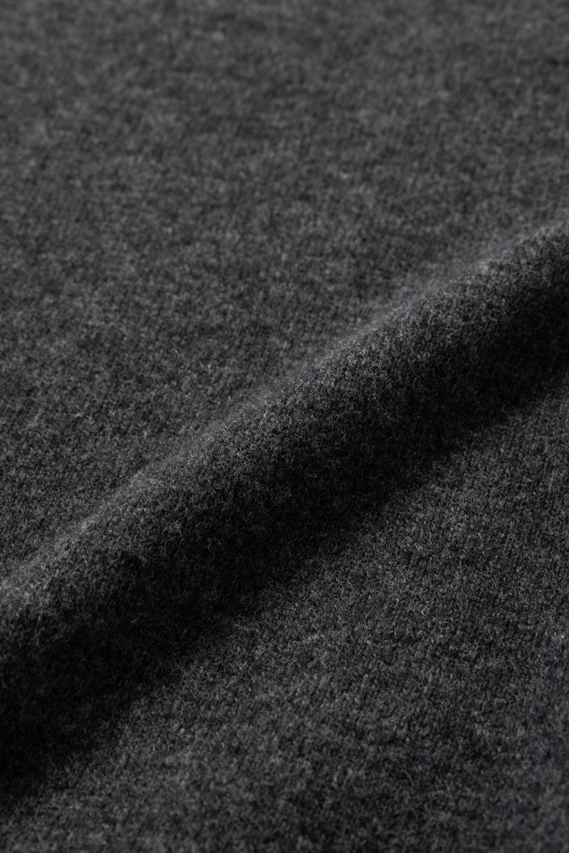 【PRE ORDER】Polo knit（Dark Grey）