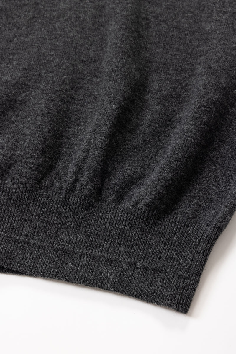 【PRE ORDER】Polo knit（Dark Grey）