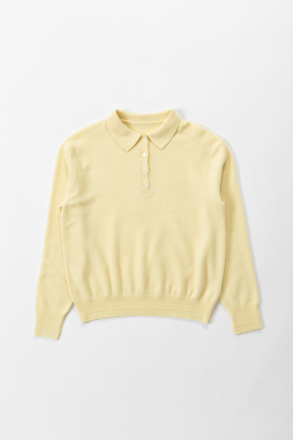 【PRE ORDER】Polo knit（Citron）