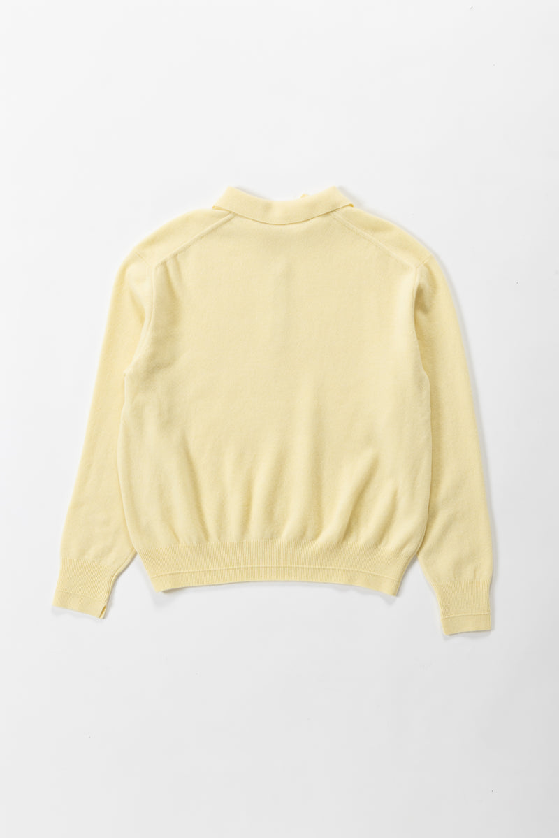 【PRE ORDER】Polo knit（Citron）