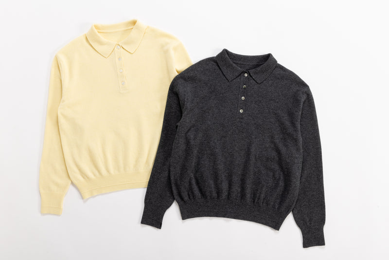 【PRE ORDER】Polo knit（Citron）