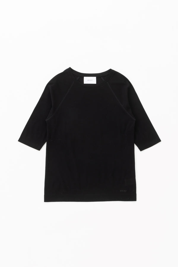raglan sleeve t-shirt (Black)