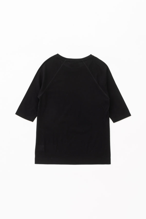raglan sleeve t-shirt (Black)