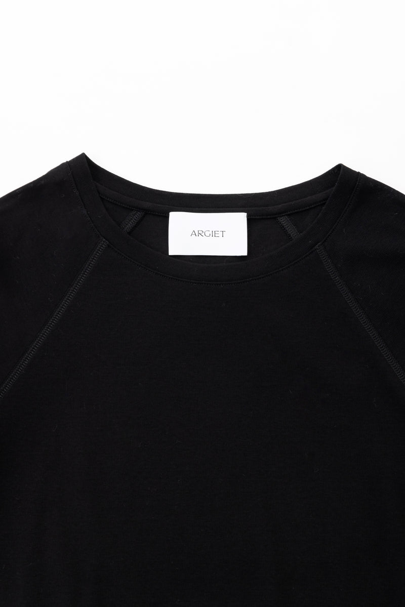 raglan sleeve t-shirt (Black)