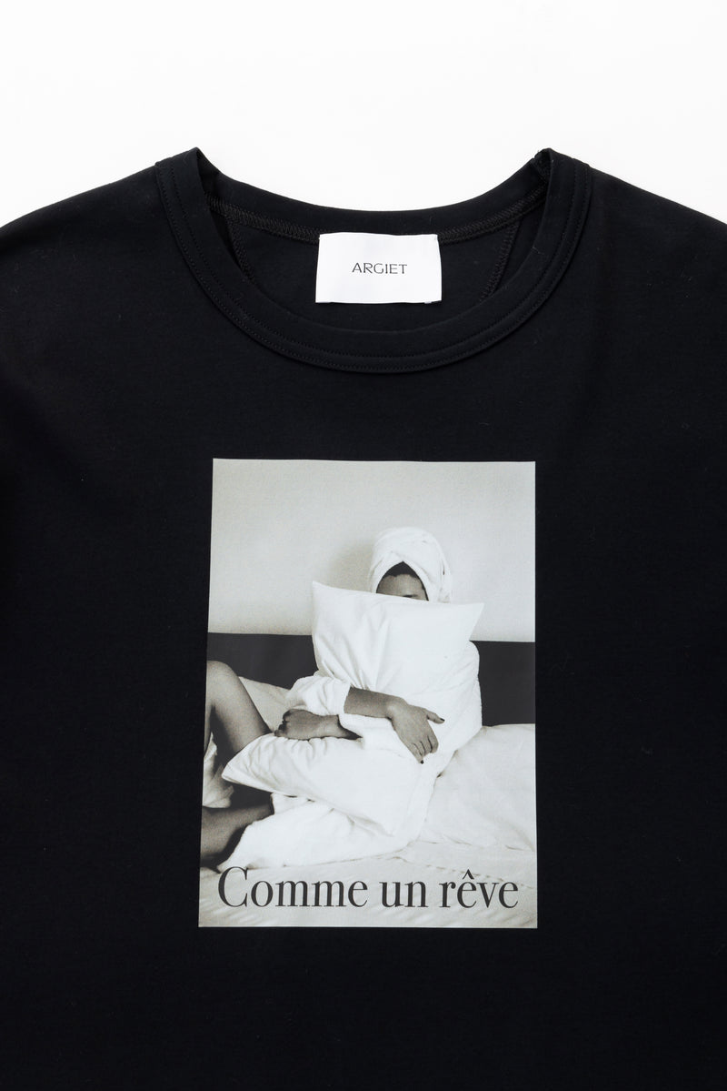 print t-shirt   lady (Black)