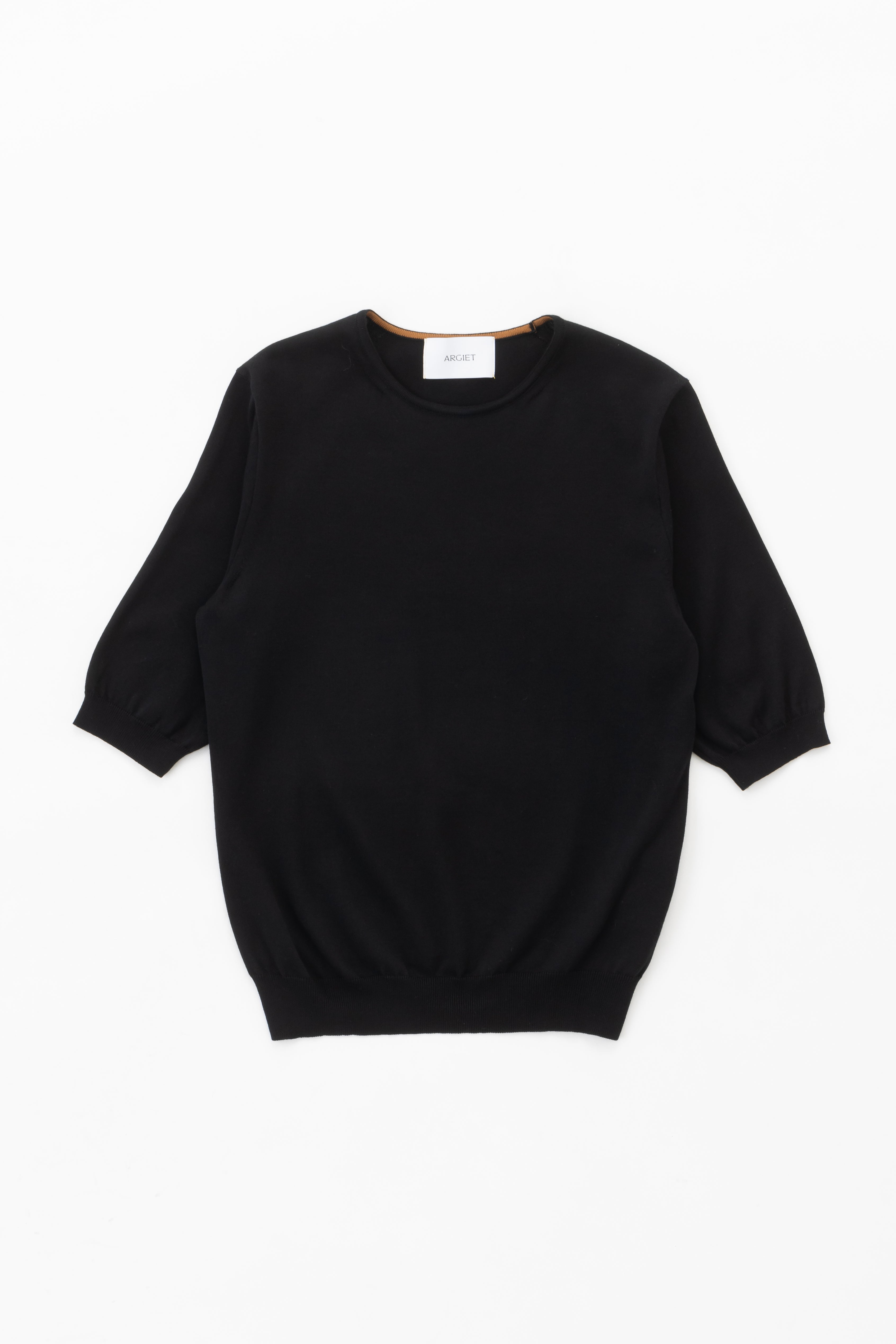 クルーネックニット(ブラック)