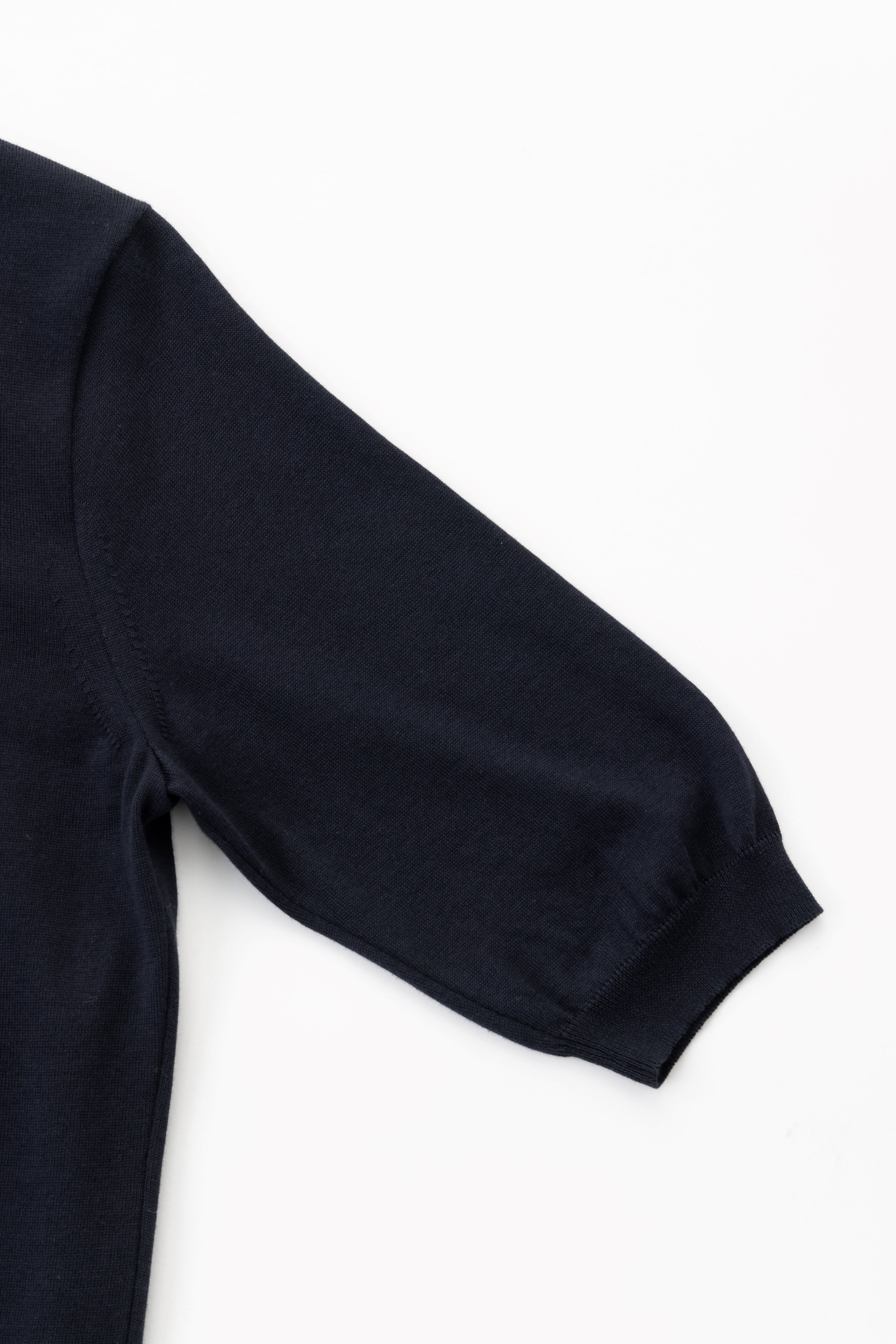 クルーネックニット(ネイビー)