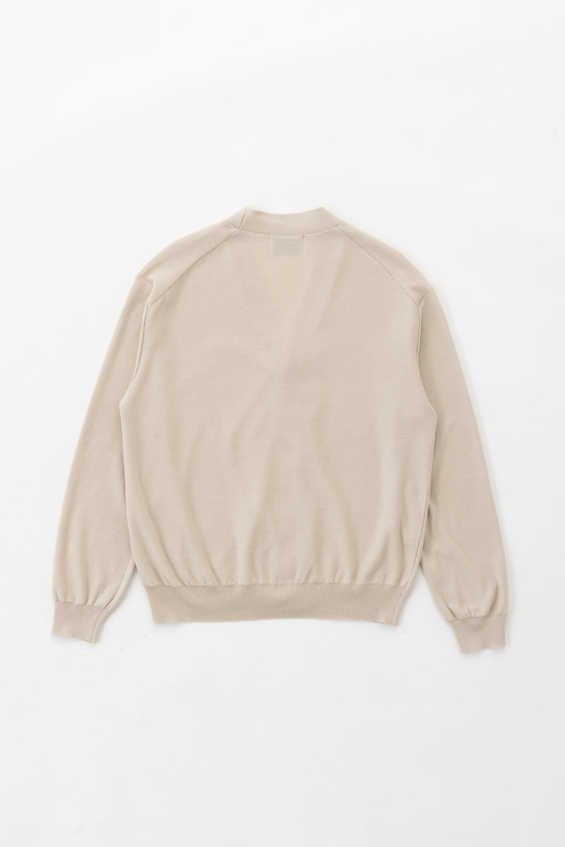 2way cotton cardigan (Beige)