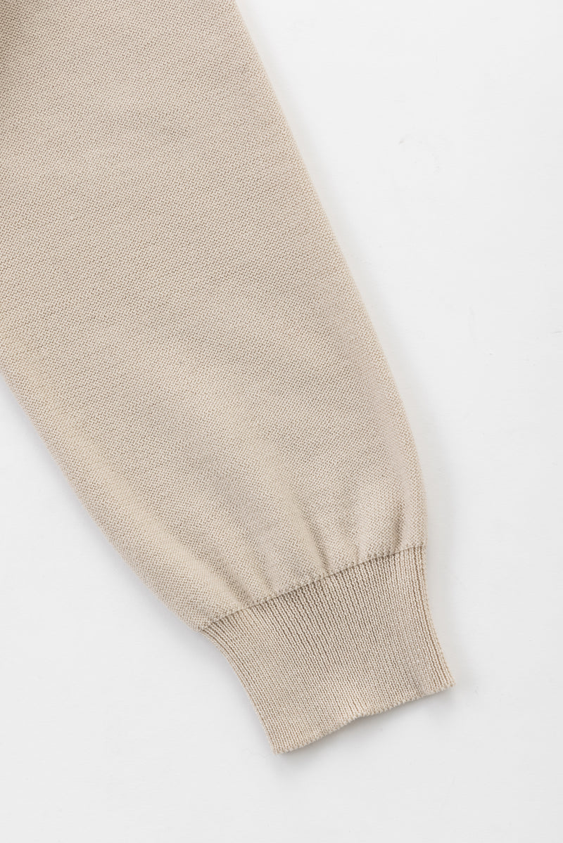 2way cotton cardigan (Beige)