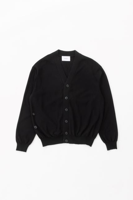 2way cotton cardigan (Black)