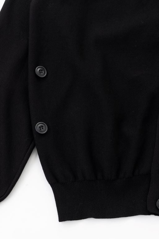 2way cotton cardigan (Black)