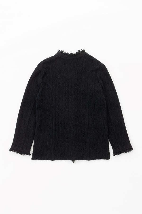 fringe jacket (Black)