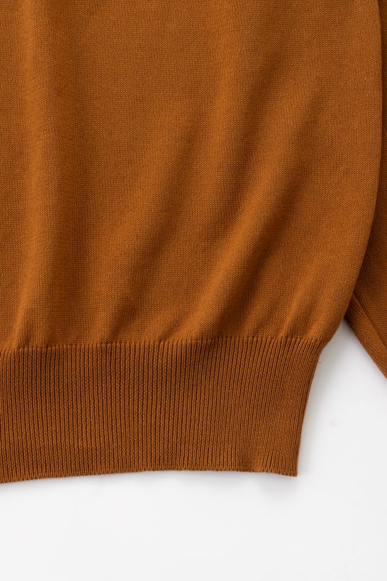 over rib knit (Terracotta)