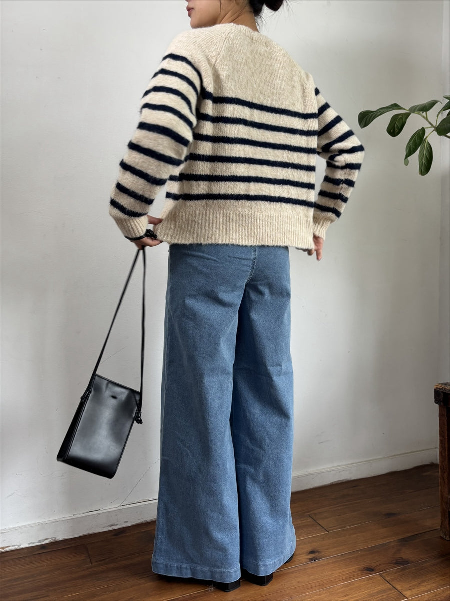 ワイドデニムパンツ