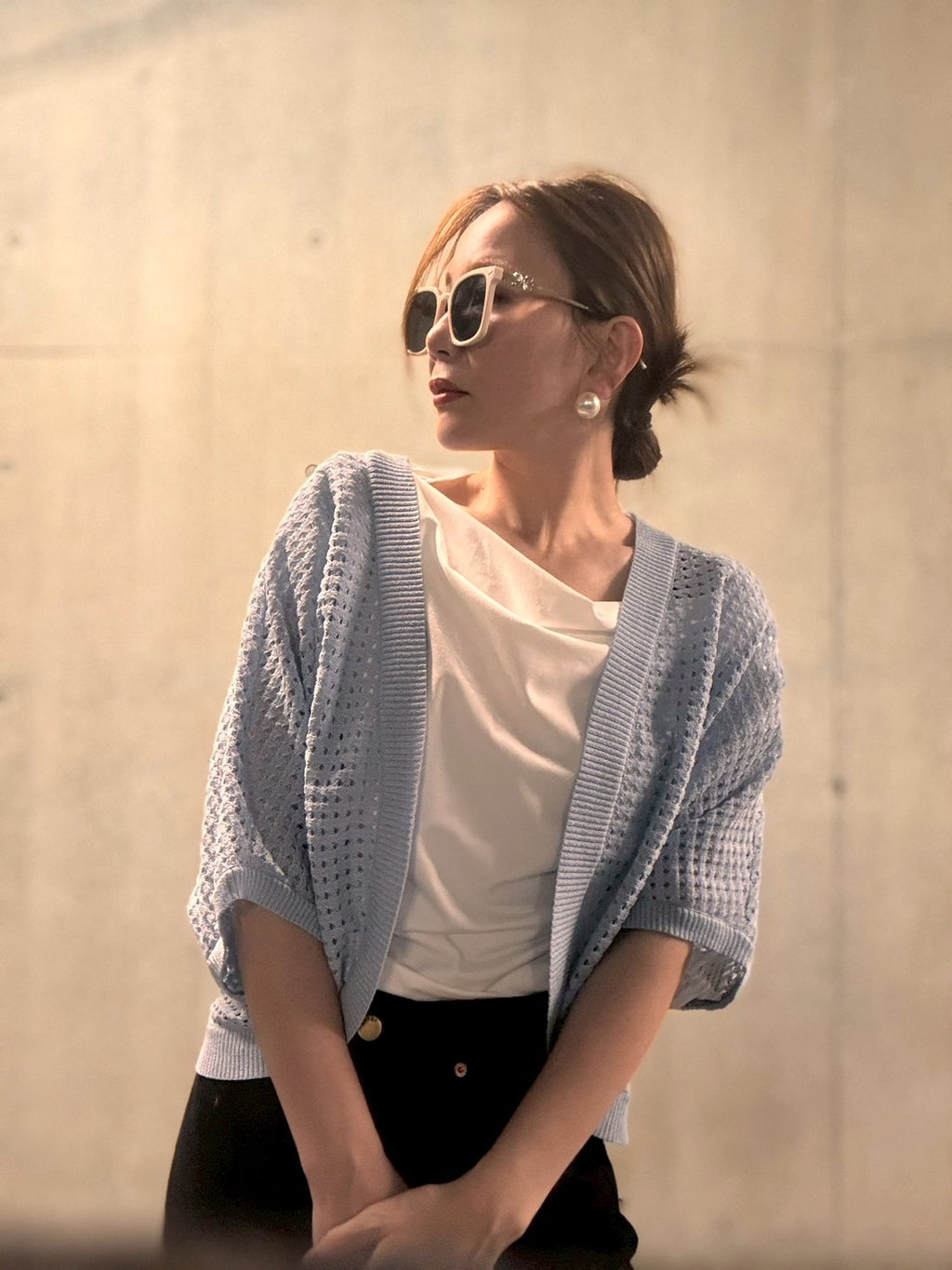 和紙レースボレロ