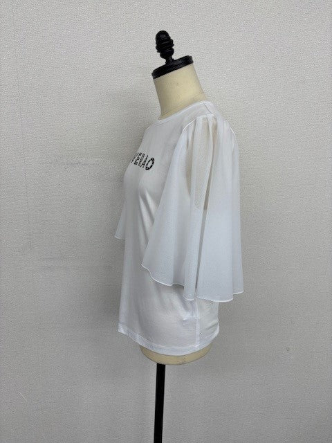 フレアー袖Tシャツ