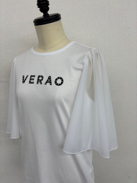 フレアー袖Tシャツ